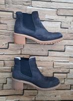 TAMARIS - als nieuw,  Blauwe Leren Laarsjes, maat 41, Kleding | Dames, Tamaris, Lage of Enkellaarzen, Zo goed als nieuw, Verzenden