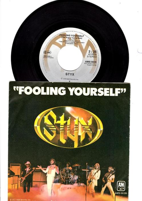 STYX   -  ''FOOLING YOURSELF''  //  THE GRAND FINALE   [7''], Cd's en Dvd's, Vinyl | Pop, Gebruikt, 1960 tot 1980, Overige formaten