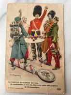 Wo1: ak grenspaal weg entente, Ophalen of Verzenden, Landmacht, Nederland, Foto of Poster