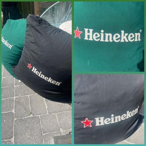 Drie Heineken zitzakken., Tuin en Terras, Overige Tuin en Terras, Gebruikt, Ophalen