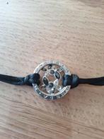 Mi moneda armband, zilver/zwart, Ophalen of Verzenden, Zo goed als nieuw, Zwart, Zilver