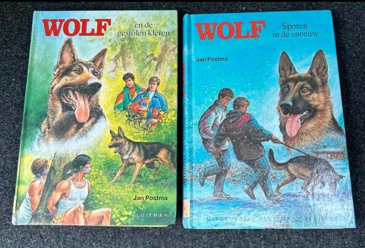 Te Koop: Jan Postma “Twee boeken uit de serie wolf “, Boeken, Kinderboeken | Jeugd | 10 tot 12 jaar, Zo goed als nieuw, Non-fictie