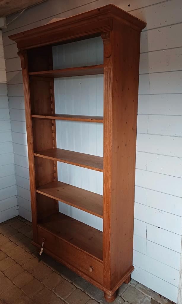 Grenen boekenkast, legkast, opbergkast, open kast, kast, Huis en Inrichting, Kasten | Vitrinekasten, Gebruikt, 150 tot 200 cm