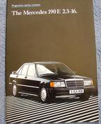 Mercedes-Benz 190E 2.3-16 1984 brochure, Verzenden, Zo goed als nieuw, Mercedes
