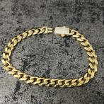 14k gouden armband Cuban schakel nieuw, Sieraden, Tassen en Uiterlijk, Armbanden, Ophalen of Verzenden, Zo goed als nieuw, Goud