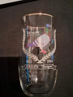 Postduifglas R.K.D.P.V. Dongen 40 jarig jubileum, Dieren en Toebehoren, Vogels | Duiven, Mannelijk, Postduif