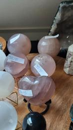 Prachtige rozenkwarts bollen, Verzamelen, Ophalen of Verzenden, Mineraal