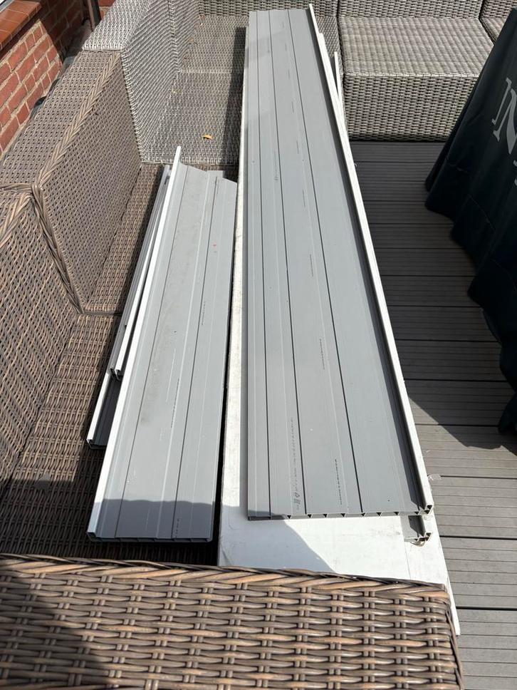 Vensterbanken kunstof, Doe-het-zelf en Verbouw, Platen en Panelen, Gebruikt, Overige materialen, Minder dan 20 mm, Ophalen