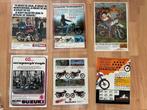 6x Motor advertentie a4 geplastificeerd yamaha honda suzuki, Ophalen, Nieuw, Motoren