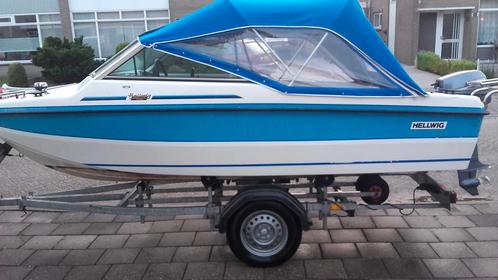 Speedboot/tourboot hellwig Triton TS 4persoons, Watersport en Boten, Bootonderdelen, Gebruikt, Overige typen, Motorboot, Ophalen