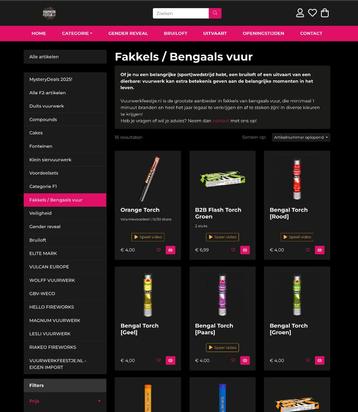 Bengaals vuur | Fakkels | Stadionfakkels  beschikbaar voor biedingen