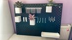 IKEA organizer bord met bakjes en haken en plantjes, Zo goed als nieuw, Ophalen