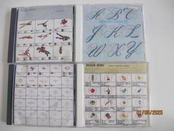 Janome memory cards 13 stuks beschikbaar voor biedingen