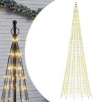 LED-kerstboom aan vlaggenmast 1534 LEDs warm wit 500 cm, Diversen, Kerst, Brd, Nieuw, Ophalen of Verzenden, Bdb