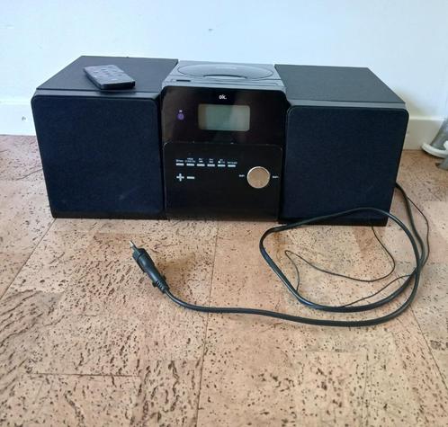 Micro system stereosetje stereo met losse boxen Radio CD USB, Audio, Tv en Foto, Stereo-sets, Zo goed als nieuw, Cd-speler, Tuner of Radio