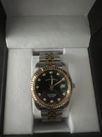 Dames horloge Jacques du Manoir two toned black dial, Ophalen of Verzenden, Zo goed als nieuw, Staal, Overige merken