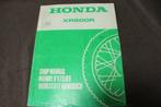 Honda XR600R 1985 motorcycle shop manual XR 600 R handbuch, Motoren, Ophalen of Verzenden, Honda