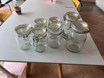 Set van 8 weckpotten met beugelsluiting, Ophalen, Gebruikt