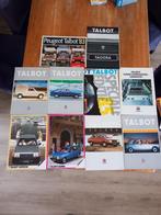 8 folders Talbot Tagora Solara 1100 1510 Samba Horizon 1983, Verzenden, Zo goed als nieuw, Overige merken