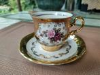 Prachtige oude kop en schotel. 24 Karat Gold.  Bavaria., Antiek en Kunst, Antiek | Servies los, Ophalen of Verzenden