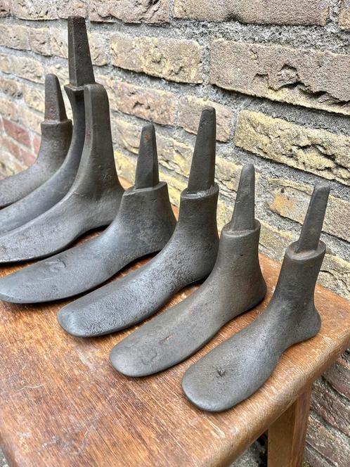 7 Antieke Gietijzeren Schoenleesten – Prijs per stuk!, Antiek en Kunst, Antiek | Gereedschap en Instrumenten, Ophalen