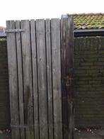 Deur.   Br 1,2. Hoog 2 mtr, Tuin en Terras, Schuttingen, Ophalen, Minder dan 3 meter, Hout, 1 tot 2 meter