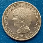 Penning Willem-Alexander Prins van Oranje - 1980, Postzegels en Munten, Penningen en Medailles, Verzenden, Zilver, Nederland