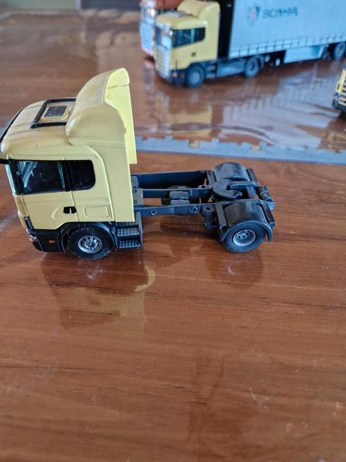 tekno scania's, Hobby en Vrije tijd, Modelauto's | 1:50, Gebruikt, Bus of Vrachtwagen, Tekno, Ophalen of Verzenden