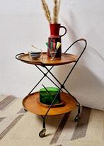 String Teak Servierwagen 60er Mid Century Vintage Danish, 50 tot 100 cm, Teakhout, Ophalen of Verzenden, Zo goed als nieuw