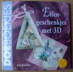elfen geschenkjes met 3D / doe boekje, Hobby en Vrije tijd, Kaarten | Zelf maken, Ophalen of Verzenden, Zo goed als nieuw, Fantasie