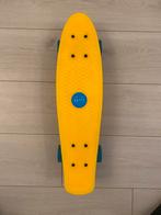 Happy Skateboard geel blauw als nieuw, Ophalen of Verzenden, Zo goed als nieuw, Skateboard
