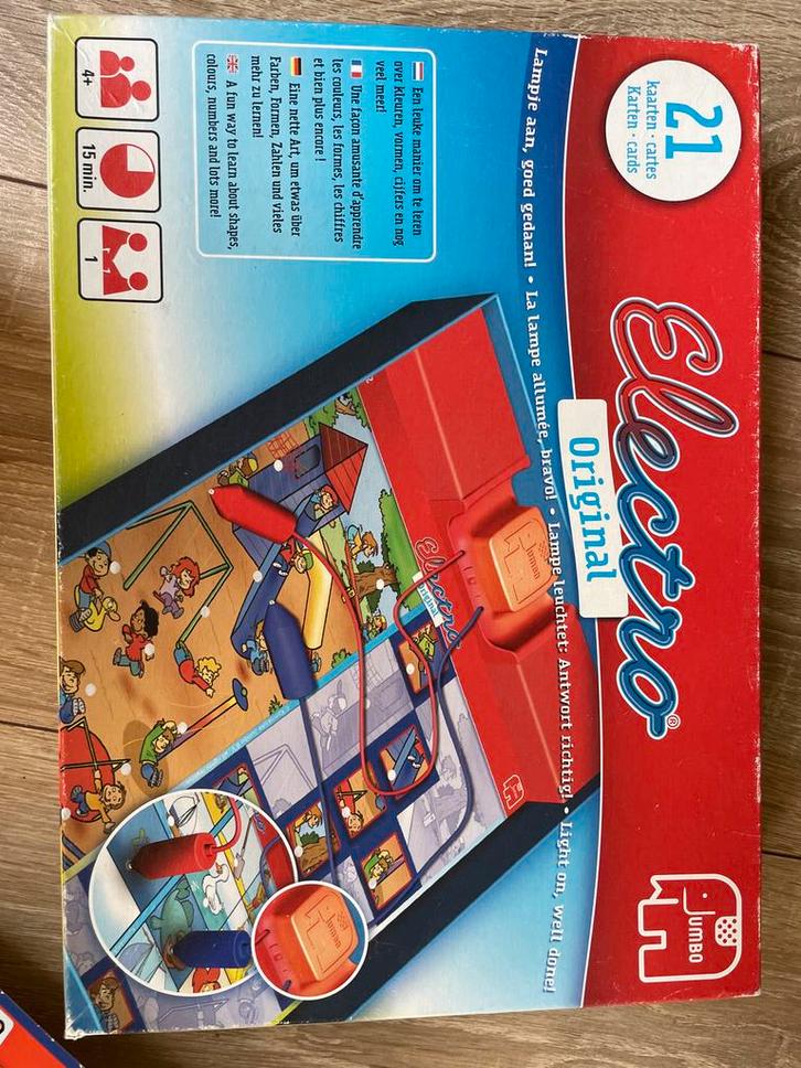 Electro Original - Jumbo Bordspel, Hobby en Vrije tijd, Gezelschapsspellen | Bordspellen, Gebruikt, Een of twee spelers, Ophalen of Verzenden