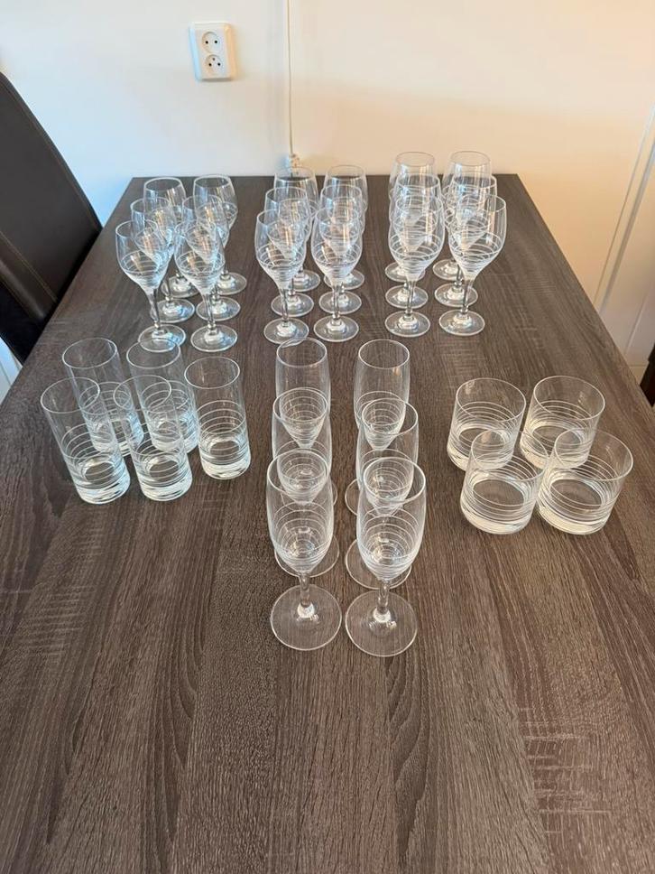 Schott Zwiesel Glasservice, Huis en Inrichting, Keuken | Servies, Zo goed als nieuw, Overige typen, Overige stijlen, Glas, Ophalen