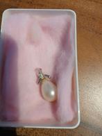 Antieke parel  hanger druppel 3x gemerkt ruim 2cm lang, Sieraden, Tassen en Uiterlijk, Piercings, Ophalen of Verzenden, Zo goed als nieuw