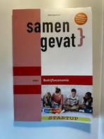 Samengevat Bedrijfseconomie VWO, Boeken, Schoolboeken, VWO, Ophalen of Verzenden, Bedrijfseconomie of M&O, Nieuw