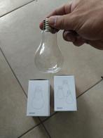 2x Edison bulb vase, gloeilamp vaasje, Catherine Grandidier, Ophalen of Verzenden, Nieuw, Glas, Minder dan 50 cm