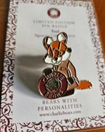 Charlie bears pin pinbadge vos Trail Signature collectie, Ophalen of Verzenden, Nieuw, Speldje of Pin