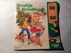 Vrolijk kerstfeest 1980- Boekje met vinyl 33 toeren plaatje, Ophalen of Verzenden, Gebruikt