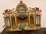 Antiek miniatuur Houten Draaiorgel, Ophalen, Gebruikt