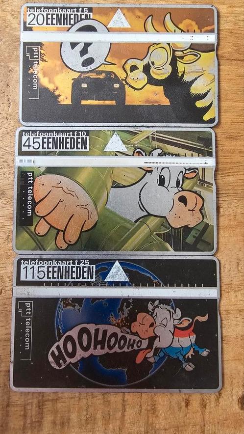 PTT telefoonkaarten ‘Koeien-serie’, Verzamelen, Telefoonkaarten, Ophalen of Verzenden