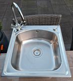 Wasbak met kraan, Ophalen, Gebruikt, 50 tot 100 cm, Minder dan 100 cm