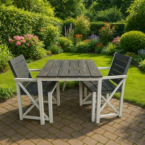 Tuinset te koop – klaar voor een tweede ronde!, Tuin en Terras, Tuinsets en Loungesets, Gebruikt, Hout, Ophalen of Verzenden