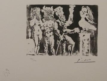 Picasso (1881) Lithografie " Suite Vollard Nr XXIV " SPADEM  beschikbaar voor biedingen
