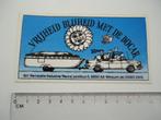 sticker oud Winsum BOCAr vouwcaravan Recra auto oldtimer, Verzenden, Zo goed als nieuw, Bedrijf of Vereniging