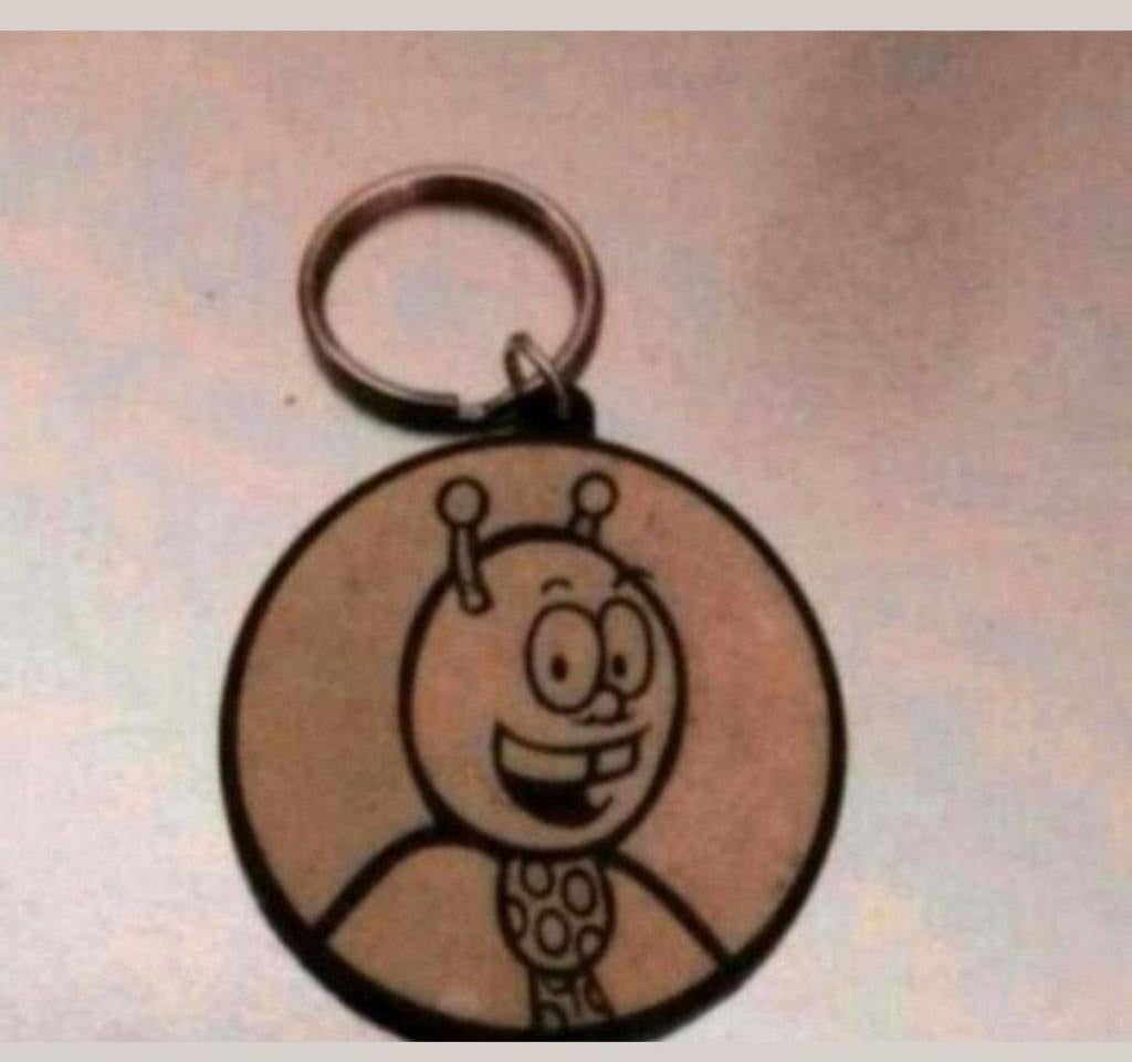 Pica sleutelhanger van de typecursus, Ophalen of Verzenden, Gebruikt