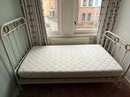 Vintage antiek bed, Huis en Inrichting, Slaapkamer | Bedden, 90 cm, Eenpersoons, Wit, Ophalen of Verzenden