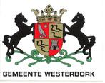 sticker gemeente Westerbork, Ophalen of Verzenden, Zo goed als nieuw, Bedrijf of Vereniging