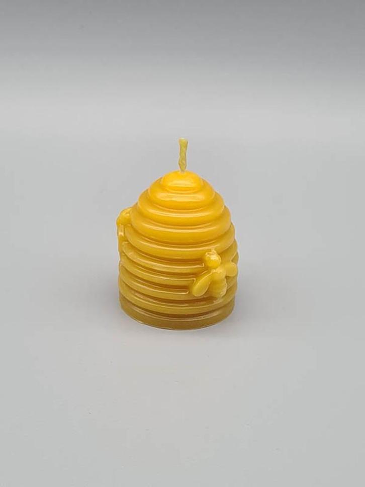 Bijenkorf Kaars van gele Bijenwas, Huis en Inrichting, Woonaccessoires | Kandelaars en Kaarsen, Nieuw, Minder dan 25 cm, Overige materialen