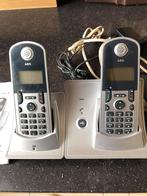 Complete set 2 huistelefoons AEG, Telecommunicatie, Vaste telefoons | Handsets en Draadloos, Ophalen of Verzenden, Zo goed als nieuw