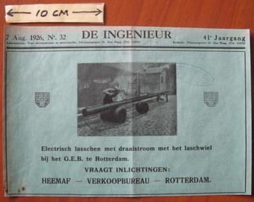 Reclame (1926,A4) Heemaf, motoren, Hengelo,c#46725